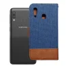 JEANS flipové puzdro na SAMSUNG A20e modré puzdro thumbnail