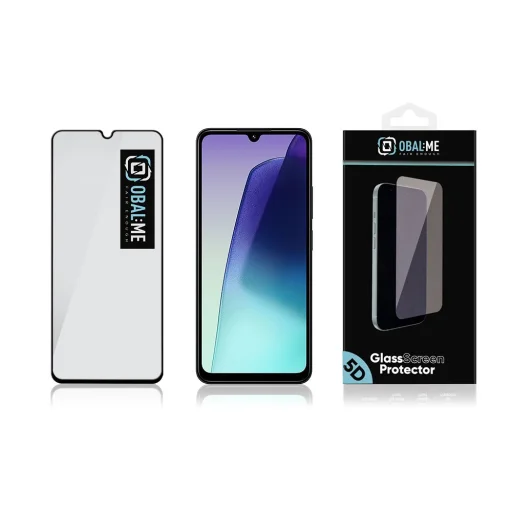 OBAL:ME 5D Üvegfólia Xiaomi Redmi 14C 4G/Poco C75 Fekete Üvegfólia - 3
