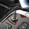 HOCO nabíjačka do auta USB-A + Type-C + kábel Type-C na Lightning PD QC3.0 3A 30W Z53A čierna thumbnail