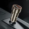 HOCO autós töltő USB A + Type C + kábel USB A - Type C PD QC3.0 3A 20W Z46A szürke thumbnail