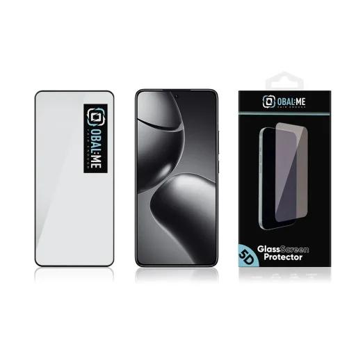 OBAL:ME 5D Üvegfólia Xiaomi 14T/14T Pro Fekete Üvegfólia - 3