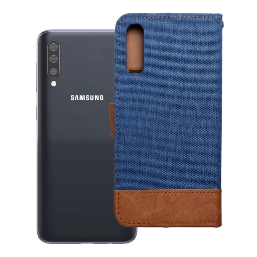 JEANS flipové puzdro Samsung Galaxy A50 modré puzdro - 7