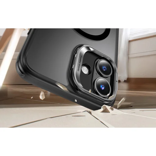  iPhone 16 Matt Fekete ESR Classic Hybrid tok Stash Standdal (HaloLock) - 4