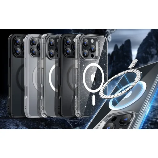  iPhone 16 Pro Max Átlátszó ESR Classic Hybrid tok (HaloLock) - 6