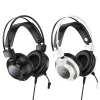 HOCO vezetékes fejhallgató USB A + Jack 3,5 mm mikrofonnal gaming W110 2 m fehér - 4