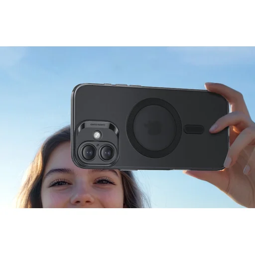  iPhone 16 Fekete ESR Zero átlátszó tok (HaloLock) tok - 5