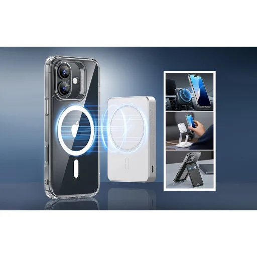  iPhone 16 Átlátszó ESR Classic Hybrid tok (HaloLock) - 3