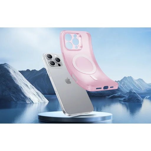  iPhone 16 Pro rózsaszín ESR Zero Áttetsző Tok (HaloLock) - 2