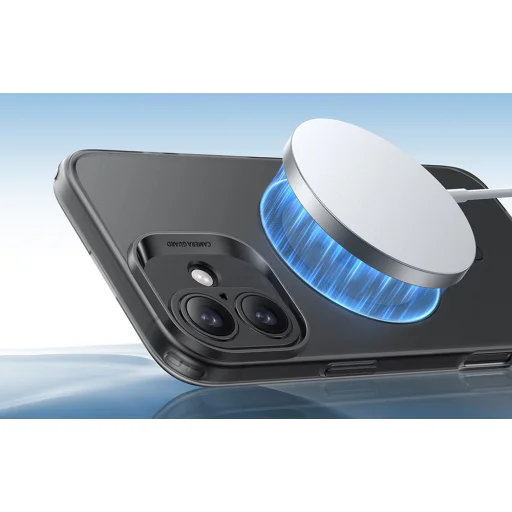  iPhone 16 Plus Fekete ESR Zero átlátszó tok (HaloLock) tok - 5