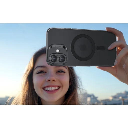  iPhone 16 Plus Fekete ESR Zero átlátszó tok (HaloLock) tok - 3