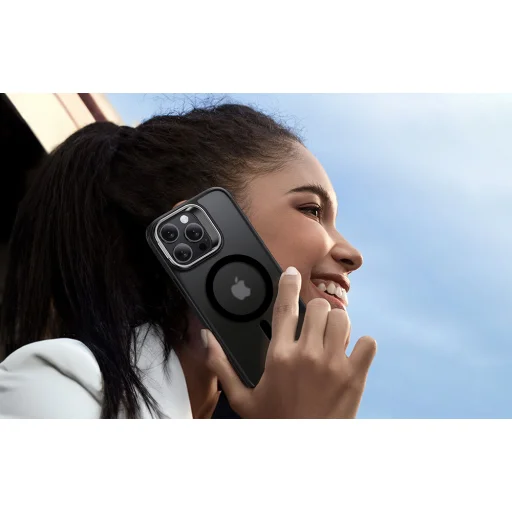  iPhone 16 Pro Max Matt Fekete ESR Classic Hybrid tok Stash Stand-dal (HaloLock) - 2