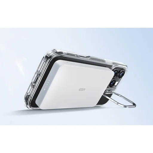  iPhone 16 Pro Max átlátszó ESR Classic Hybrid tok (HaloLock) állvánnyal - 3