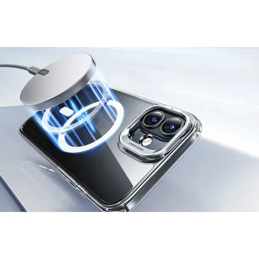  iPhone 16 Plus átlátszó ESR Classic Hybrid tok (HaloLock) állvánnyal - 3