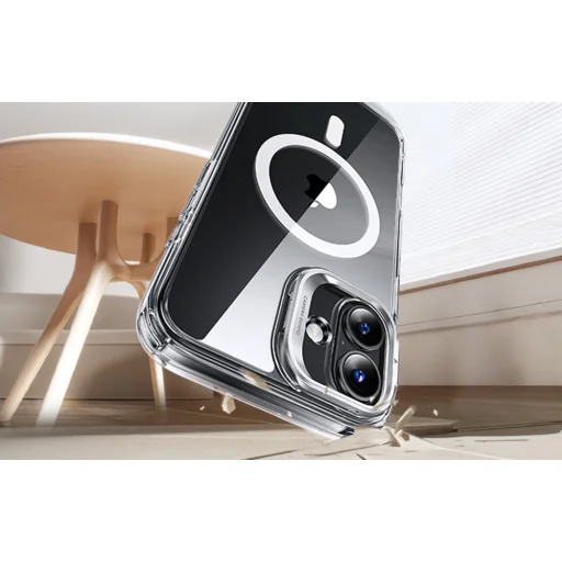  iPhone 16 Plus átlátszó ESR Classic Hybrid tok (HaloLock) állvánnyal - 4