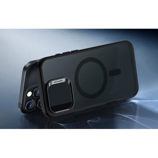  iPhone 16 Pro Matt Fekete ESR Klasszikus Hibrid Fliptok (HaloLock) - 2