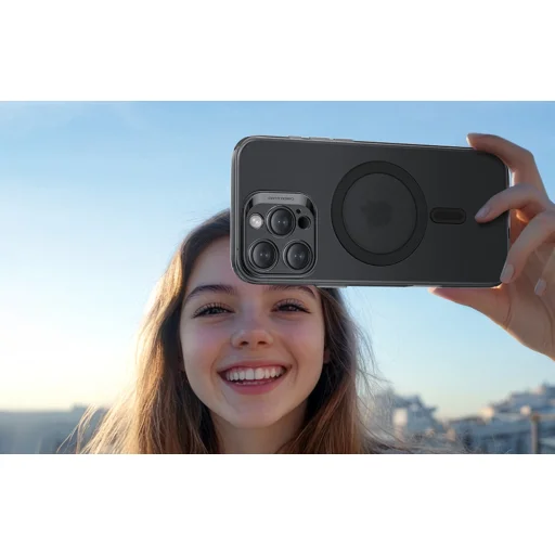  iPhone 16 Pro Max (fekete) Zero Clear tok (HaloLock) ESR tok - 3