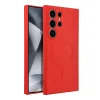 Szilikon Mag tok kompatibilis MagSafe technológiával Samsung Galaxy S24 Ultra, piros thumbnail
