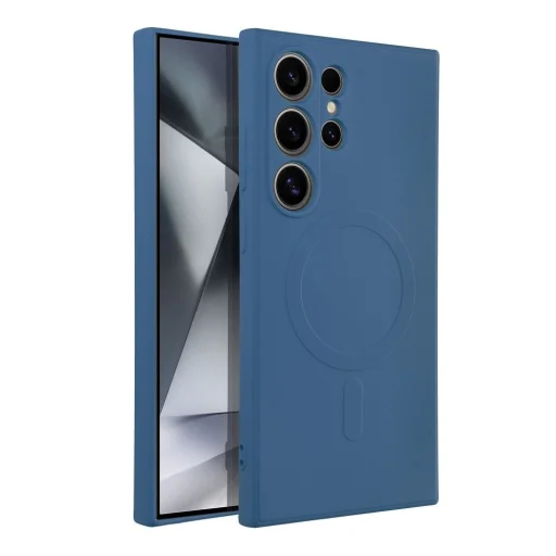 SILICONE MAG COVER tok kompatibilis MagSafe technológiával SAMSUNG S24 Ultra-hoz kék - 2