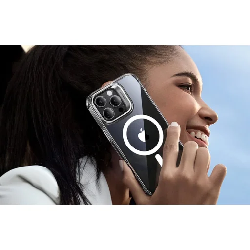  iPhone 16 Pro Átlátszó ESR Classic Hybrid tok (HaloLock) állvánnyal - 2