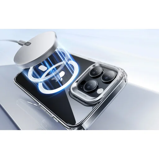  iPhone 16 Pro Átlátszó ESR Classic Hybrid tok (HaloLock) állvánnyal - 3
