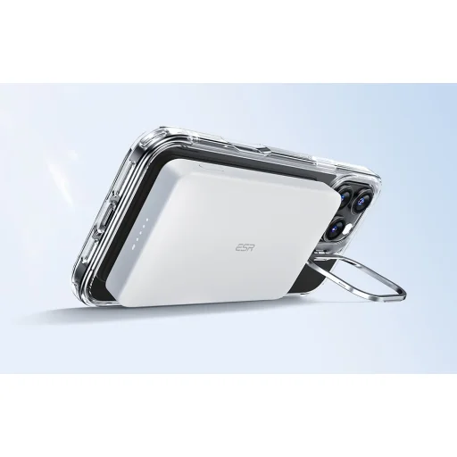  iPhone 16 Pro Átlátszó ESR Classic Hybrid tok (HaloLock) állvánnyal - 6