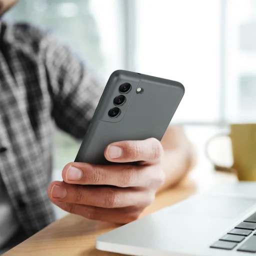 METALLIC tok Samsung Galaxy A15 5G / A15 4G szürke - 6