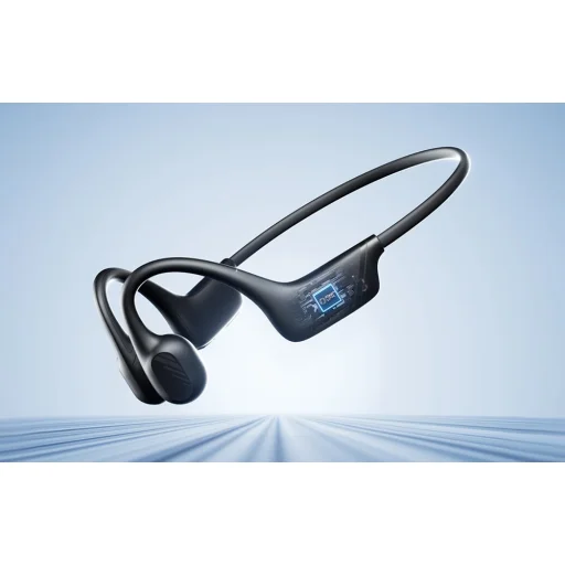Vezeték nélküli csontrezgéses fejhallgató Sanag B21S (fekete) - 4