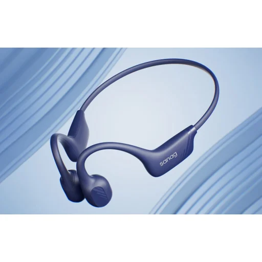 Vezeték nélküli csontrezgéses fejhallgató Sanag B21S (fekete) - 7