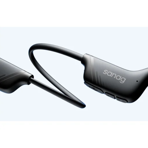 Vezeték nélküli csontrezgéses fejhallgató Sanag B21S (fekete) - 8