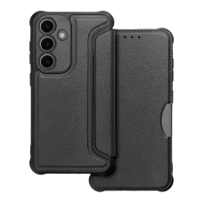 RAZOR fliptok Samsung Galaxy S24 5G-hez fekete tok