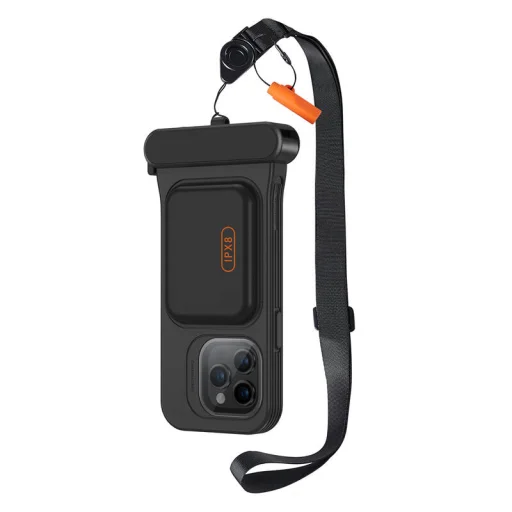 Vízálló Pouch iPhone 15 Pro/14 Pro/13 Pro tok (fekete) - 1