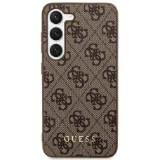 GUESS tok Samsung S24 Plus GUHCS24MG4GFBR (Klasszikus logó) barna tok