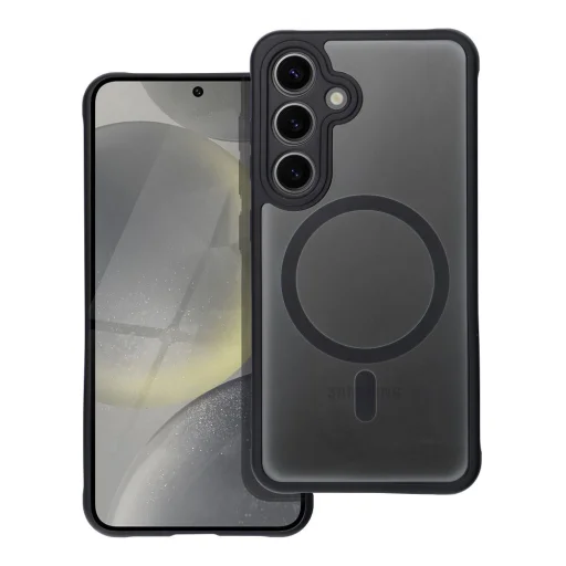 FULL MATTE MAG COVER tok kompatibilis MagSafe-fel SAMSUNG S24 fekete - 1