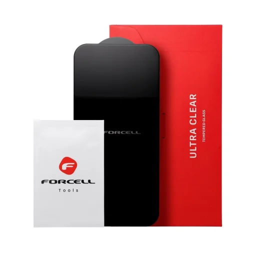Forcell Ultra Clear üvegfólia - Xiaomi Redmi 13C fekete - 9
