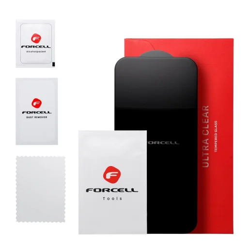 Forcell Ultra Clear üvegfólia - Xiaomi Redmi 13C fekete - 10