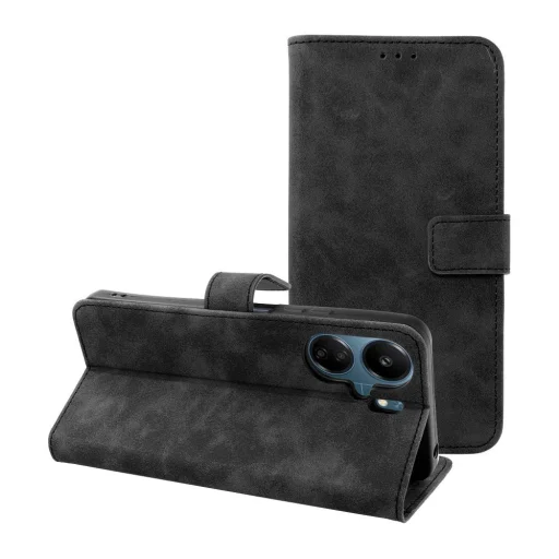 TENDER fliptok XIAOMI Redmi 13C / POCO C65 fekete tok - 2