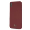 Mercedes MEHCI65SILRE iPhone Xs Max piros hardcase Silicone Line tok - 2