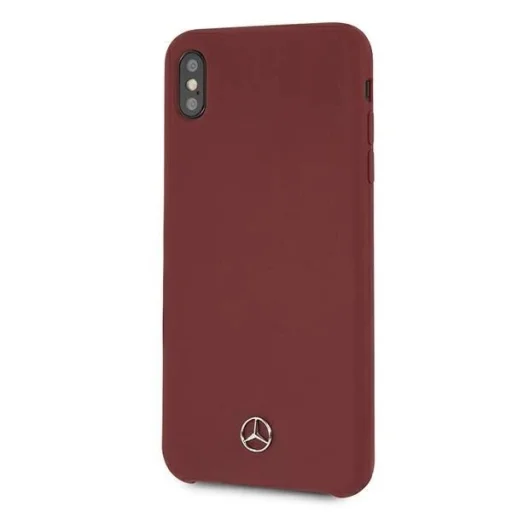 Mercedes MEHCI65SILRE iPhone Xs Max piros hardcase Silicone Line tok - 2