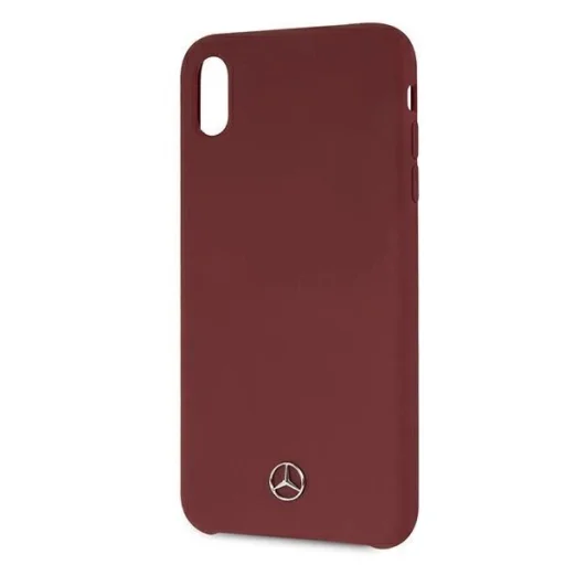 Mercedes MEHCI65SILRE iPhone Xs Max piros hardcase Silicone Line tok - 3