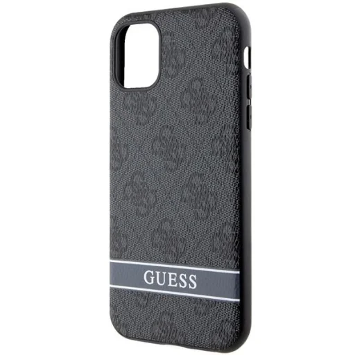 Guess GUHCN61P4SNK iPhone 11 szürke/szürke keménytok 4G Stripe tok - 6