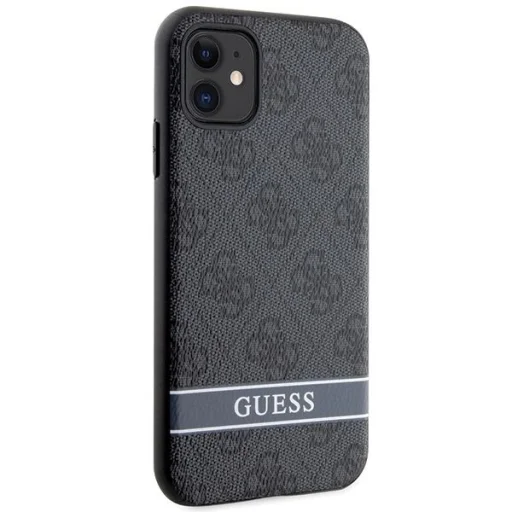 Guess GUHCN61P4SNK iPhone 11 szürke/szürke keménytok 4G Stripe tok - 4
