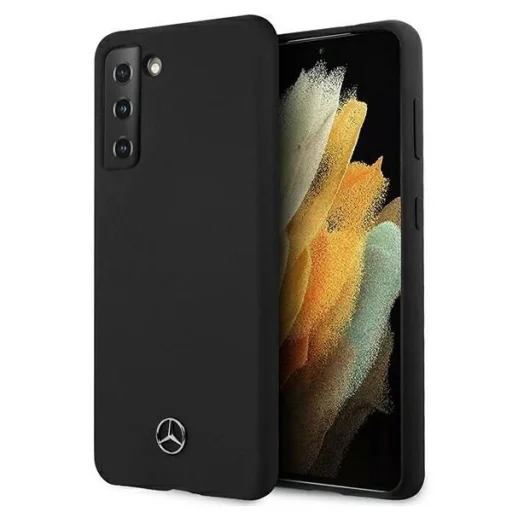 Mercedes MEHCS21SSILBK S21 G991 fekete Silicone Line tok - 1