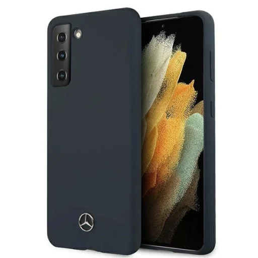 Mercedes MEHCS21SSILNA S21 G991 kék hardcase Silicone Line tok - 1