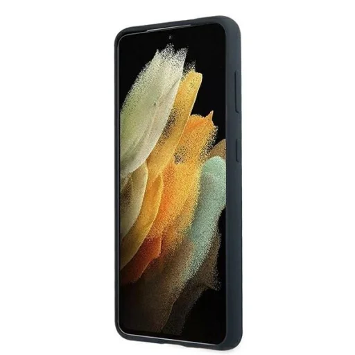 Mercedes MEHCS21SSILNA S21 G991 kék hardcase Silicone Line tok - 5