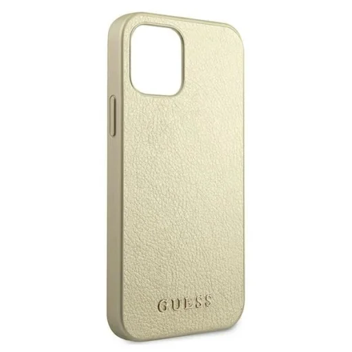 Guess GUHCP12LIGLGO iPhone 12 Pro Max 6.7" arany/arany keménytok Iridescent tok - 9