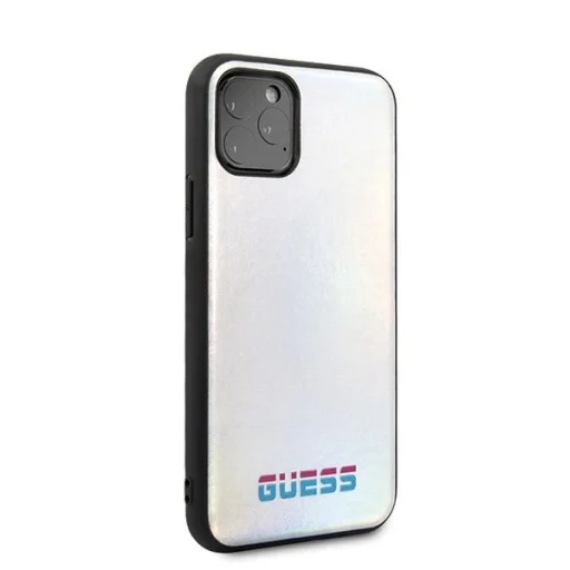 Guess GUHCN58BLD iPhone 11 Pro ezüst/ezüst kemény tok Iridescent tok - 5