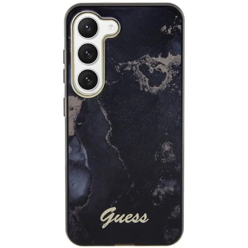 Guess GUHCS23MHTMRSK S23+ S916 fekete/fekete keménytok Golden Marble Kollekció tok - 3