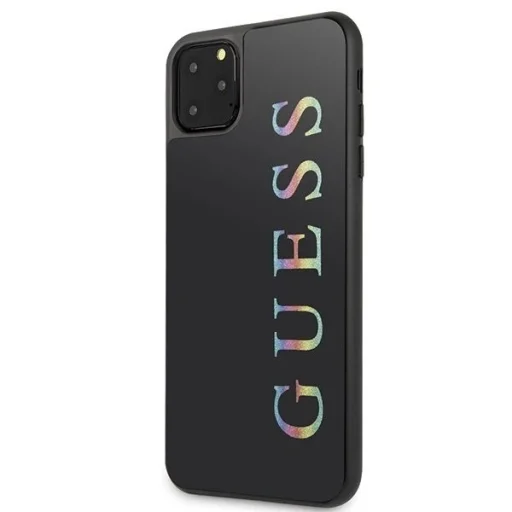 Guess GUHCN65LGMLBK iPhone 11 Pro Max fekete/fekete kemény Glitter Logó tok - 2