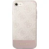 Guess GUHCI8G4GLPI iPhone 7/8/SE 2020/2022 pink/pink kemény tok 4G Stripe Collection tok thumbnail