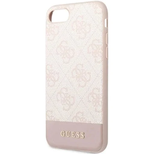 Guess GUHCI8G4GLPI iPhone 7/8/SE 2020/2022 pink/pink kemény tok 4G Stripe Collection tok - 6